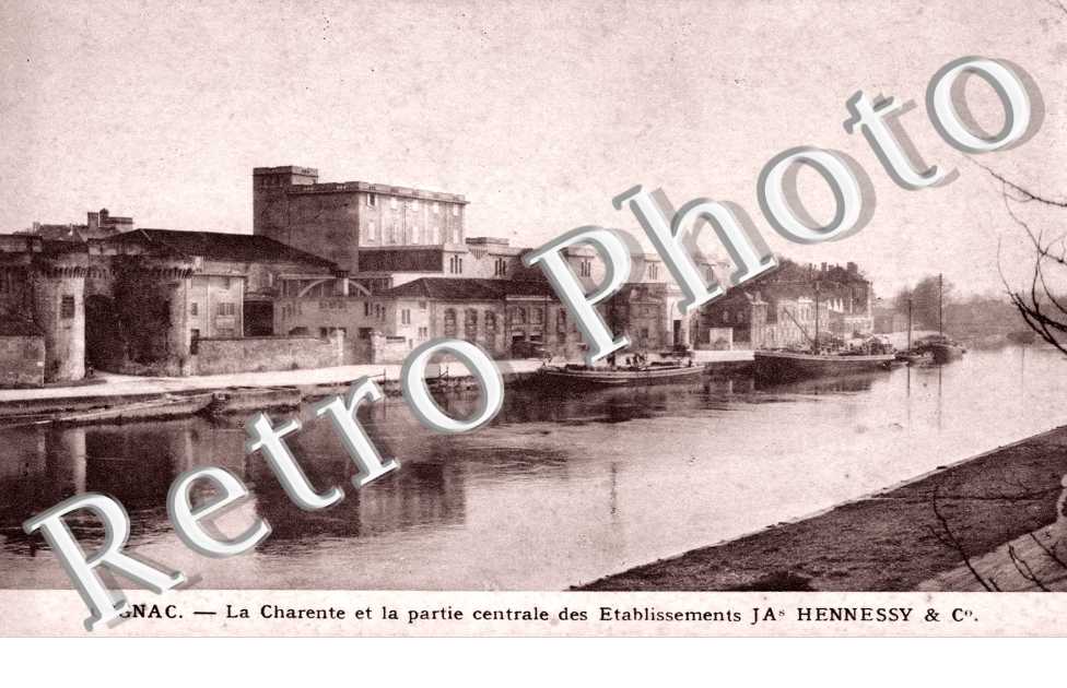 la Charente et la partie centrale des Etablissements Henessy