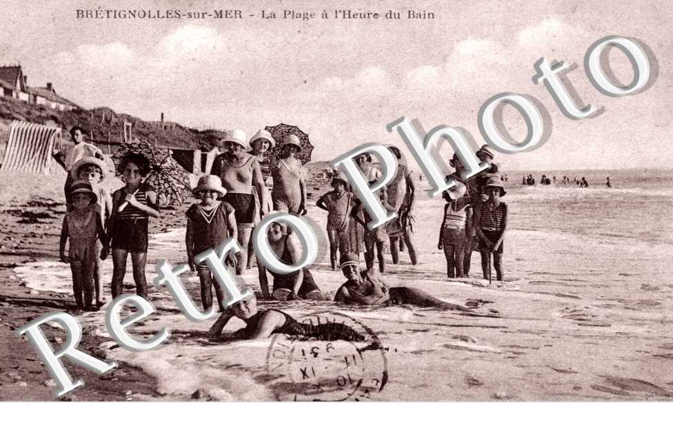 la Plage a  l'Heure du bain