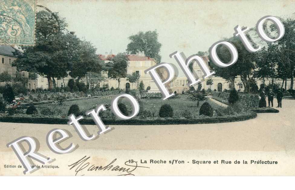 Square et rue de la Prefecture