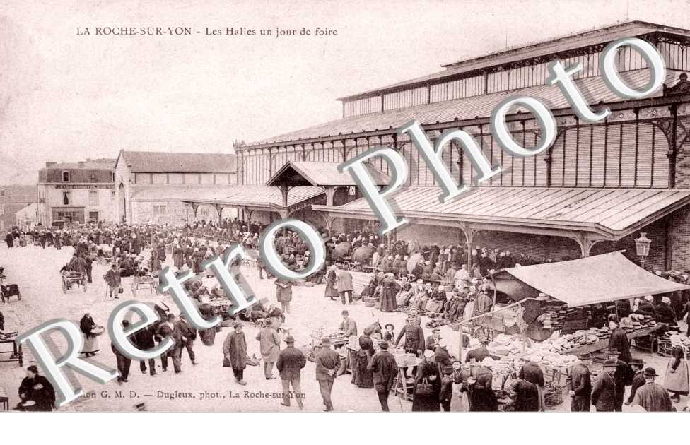 Les Halles un jour de Foire