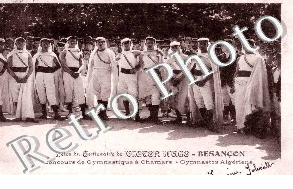 Fete du centenaire de Victor Hugo - Gymnastes Algeriens