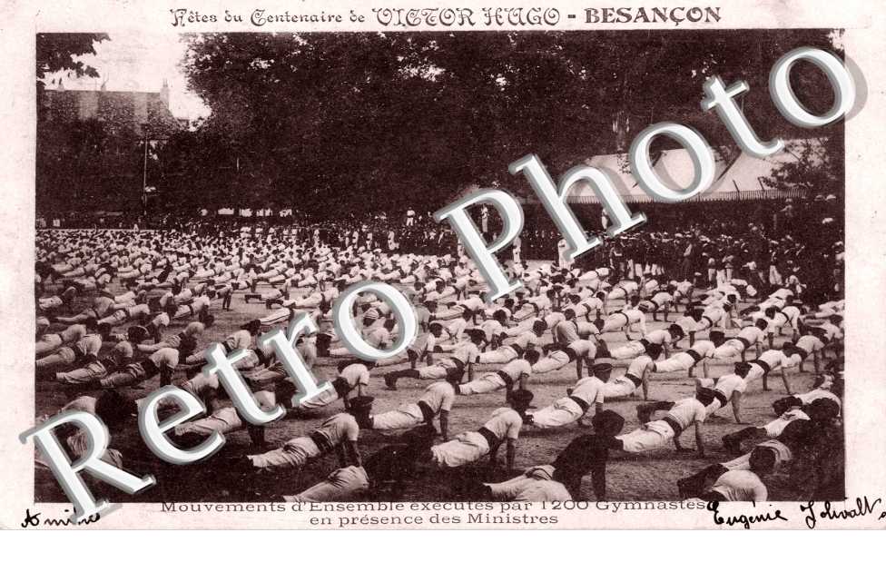 Fete du centenaire de Victor Hugo - 1200  Gymnastes