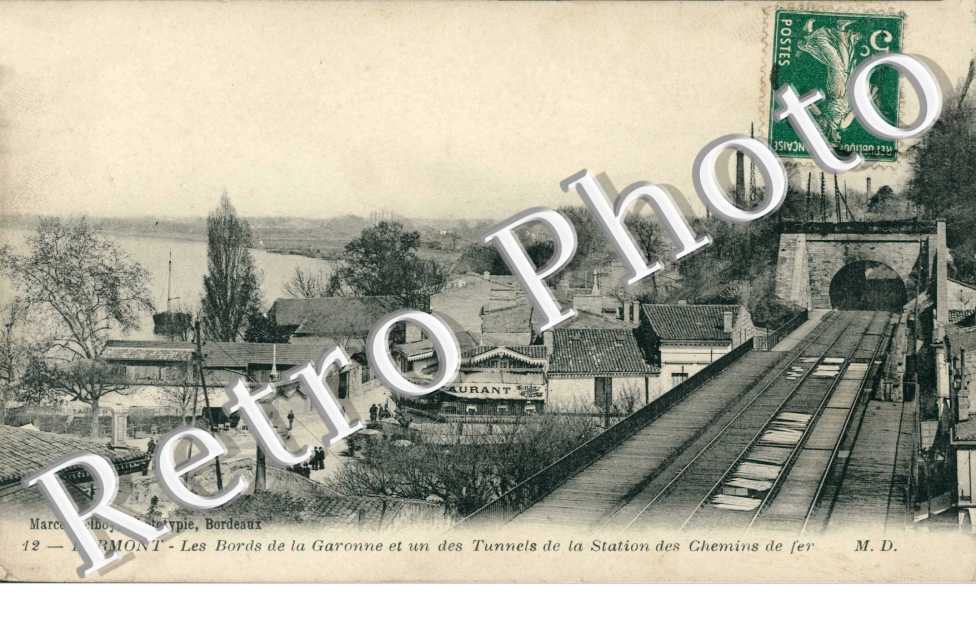 Les Bords de la Garonne et l'un des tunnels de la Station de chemin de fer