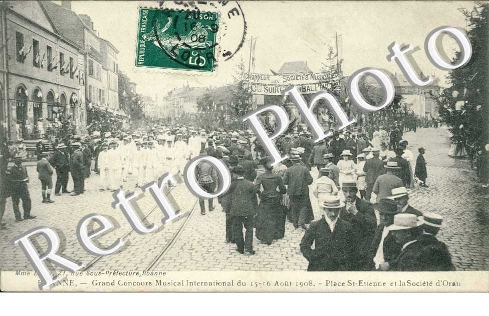 Grand Concours Musical International Aout 1908