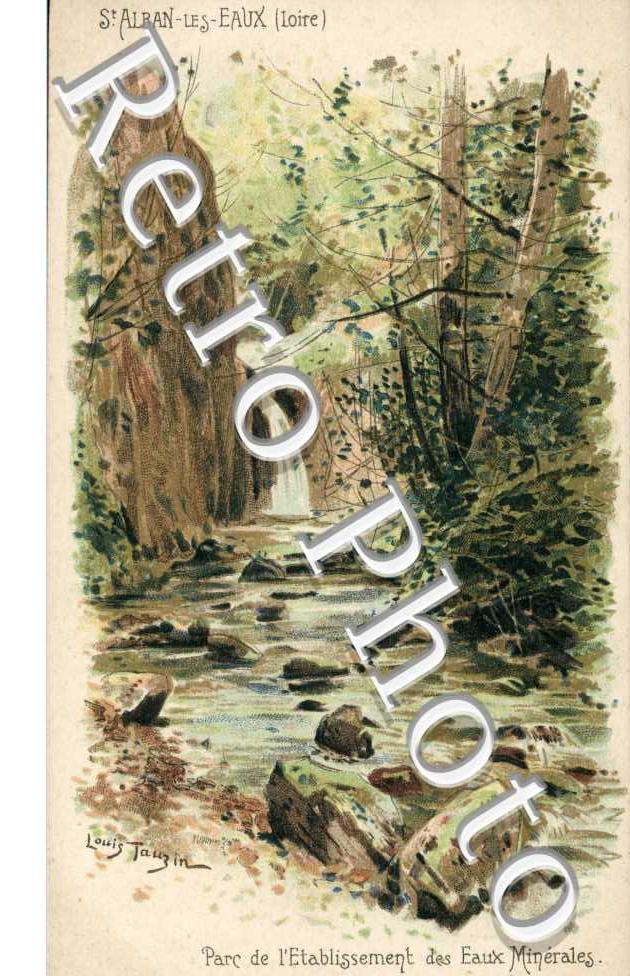 Parc de l'etablissement des eaux minerales - La Cascade