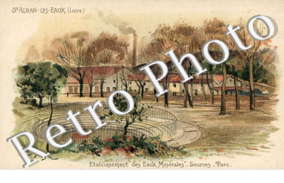 Parc de l'etablissement des eaux minerales - Sources