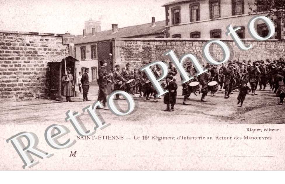 16eme regiment d'infanterie au retour des manoeuvres