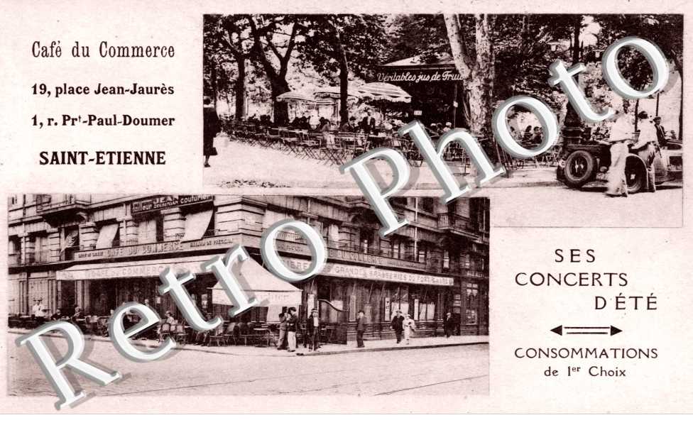 Caf2 du Commerce 19 place Jean Jaures 1 Rue Predisent Paul-Doumer  -Ses Concerts d'Ete