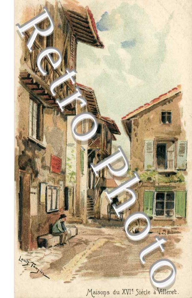 Maisons du 16eme siecle Villeret