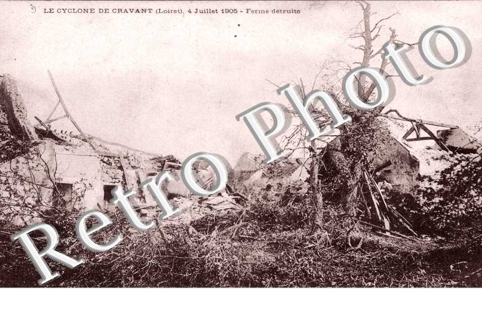 le cyclone 4 juillet 1905 ferme detruite