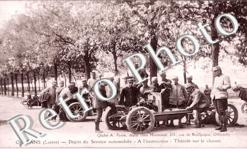 Depot du service automobile - A l'instruction -Theorie sur le Chassis