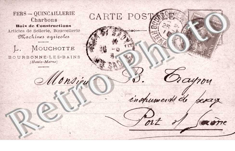 Fers, Quincaillerie, Charbons - L. Mouchotte