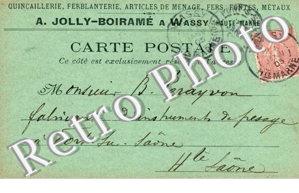 Quincaillerie A. Jolly-Boirame