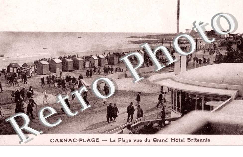 La Plage vue du Grand Hotel Britannia