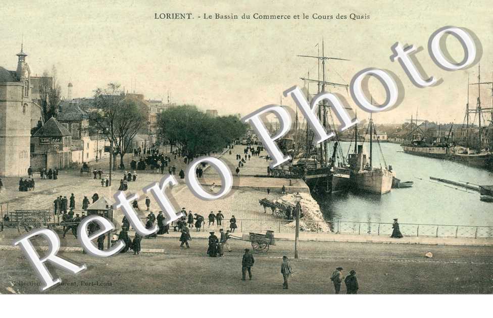 Le Bassin du Commerce et le Cours des Quais