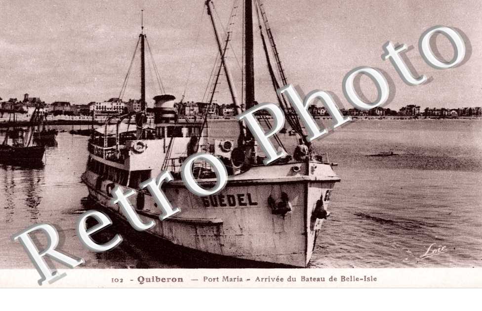 Port Maria - Arriv du Bateau de belle Isle