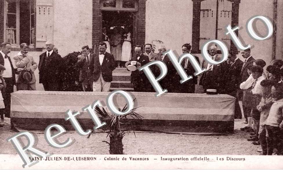 Saint Julien de Quiberon - Colonie de Vacances - Les Discours