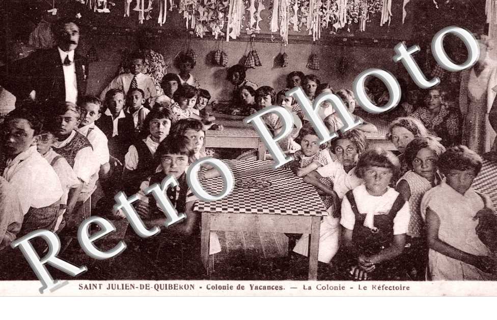 Saint Julien de Quiberon - Colonie de Vacances - Le Refectoire
