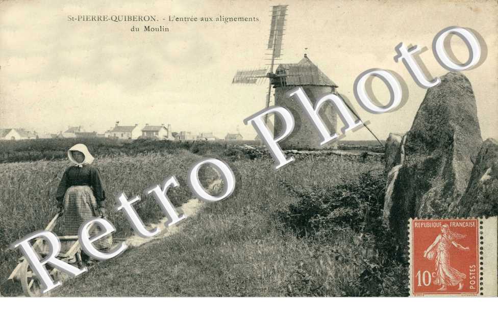 L'entree aux alignements du Moulin