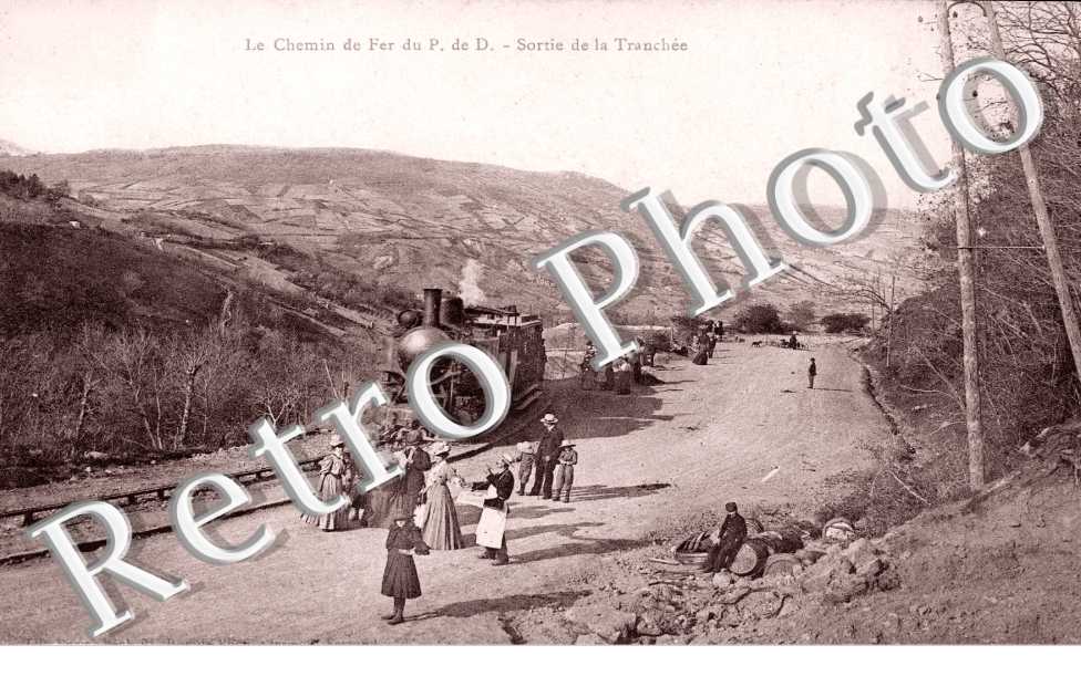 le chemin de fer du P. de D. Sortie de la tranchee