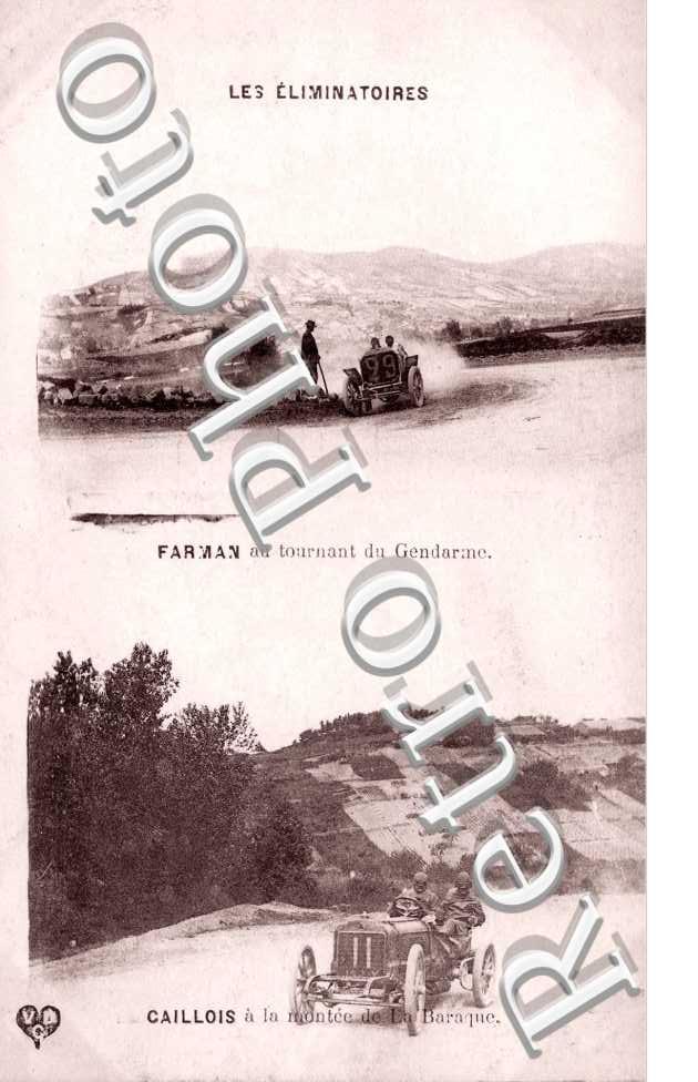 Circuit d'Auvergne Les eliminatoires - Farman au tournant du Gendarme Caillois a la Baraque
