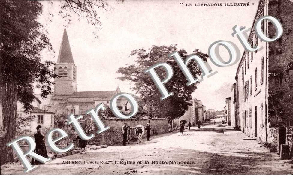 l'eglise et la route nationale