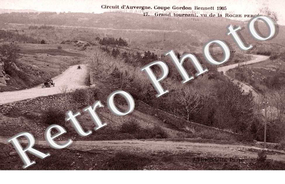 circuit d'Auvergne Coupe Gordon Bennett 1905 Grand Tournant