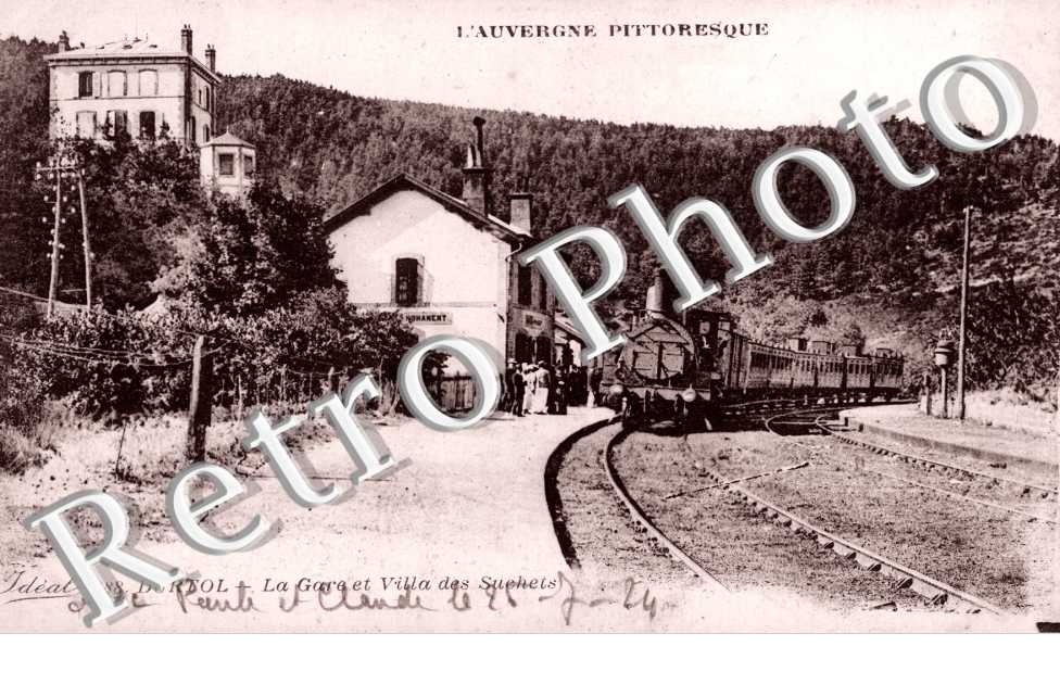 La gare et villa des Suchets