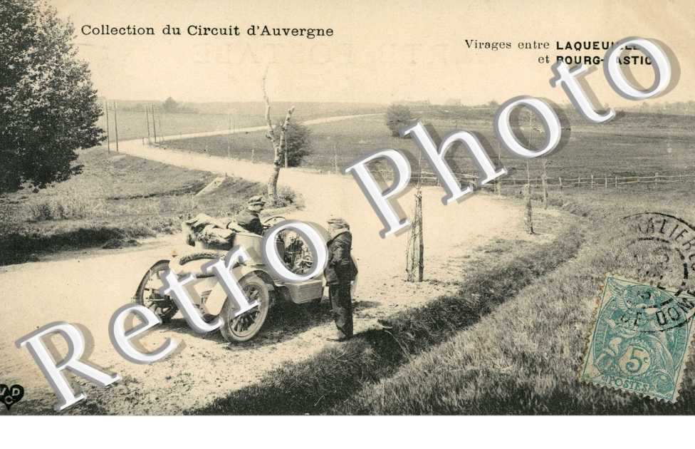 Virages entre Laqueuille et Bourg-Lastic -  Circuit d'Auvergne