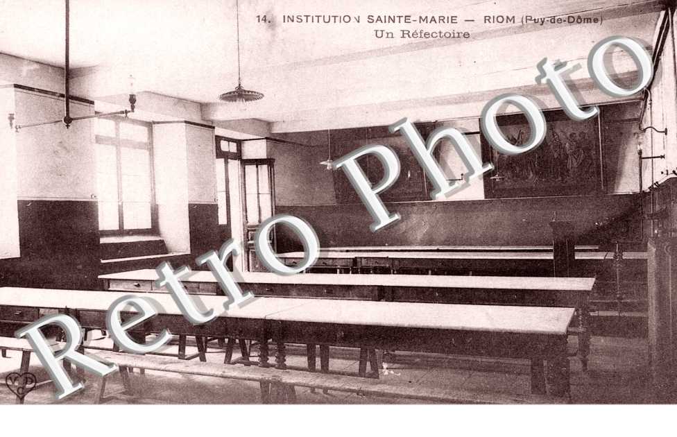 institution Sainte-Marie Un refectoire