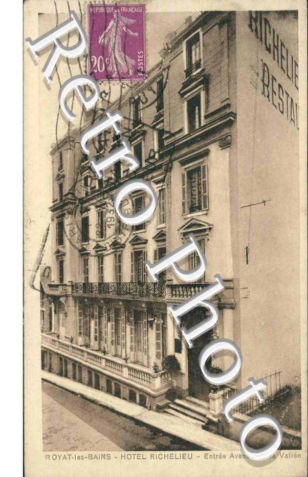 Hotel Richelieu Entree avenue de la vallee