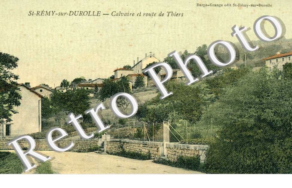 calvaire et route de Thiers