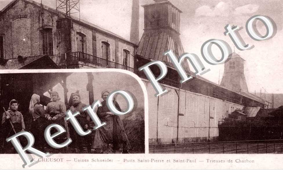usines Schneider Puits Saint-Pierre et Saint-Paul  Trieuses de charbon