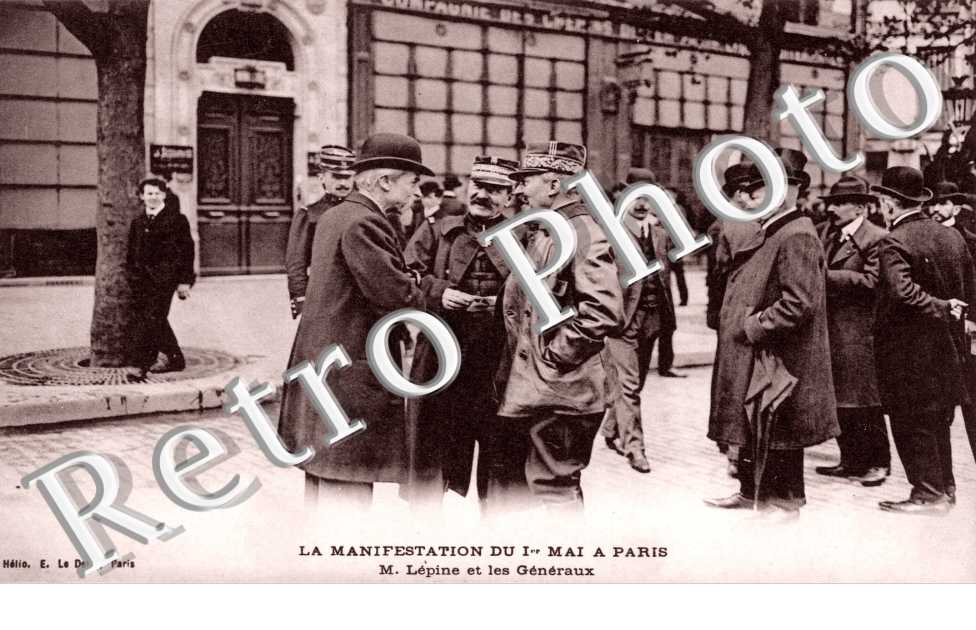 La manifestation du 1er mai M. Lepine et les Gaux