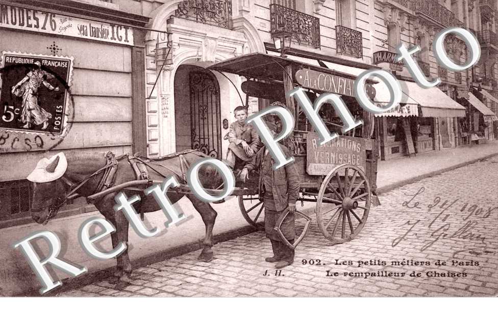 Les petits miers Le rempailleur de chaises