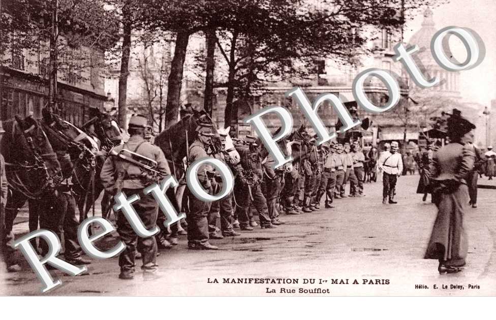 la manifestation du 1er mai La rue Soufflot