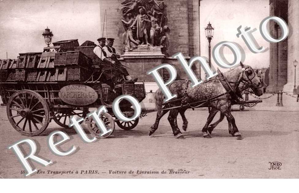 Les transports Voiture de livrasion de Brasseur