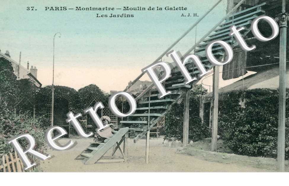 Moulin de la Galette Les jardins