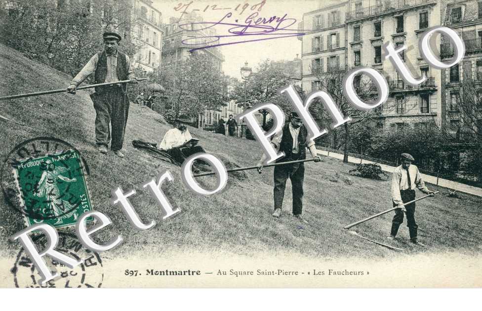 Montmartre - au square Saint Pierre Les faucheurs