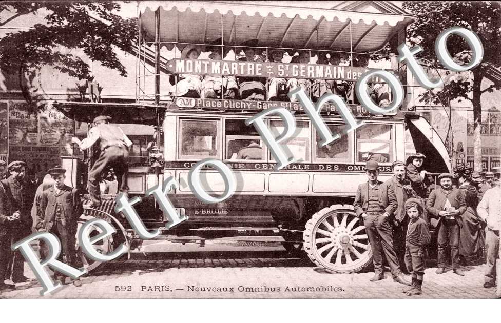 Nouveaux omnibus automobiles  Montmartre-Saint Germain des Pr