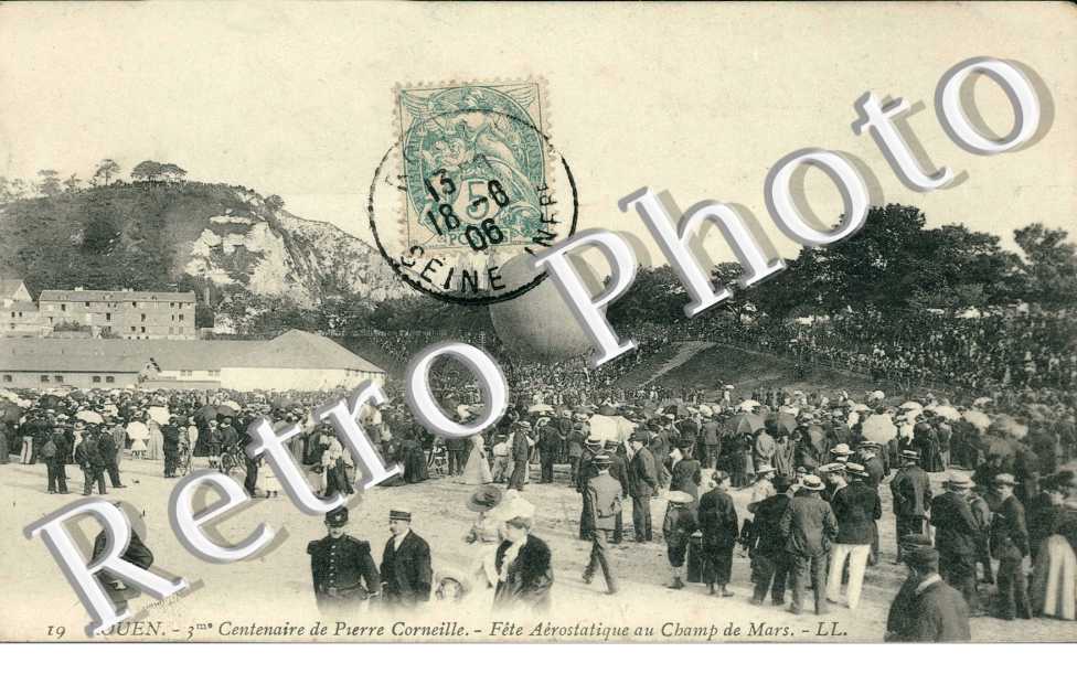 1er centenaire de Pierre Corneille Fete aerostatique au Champ de Mars