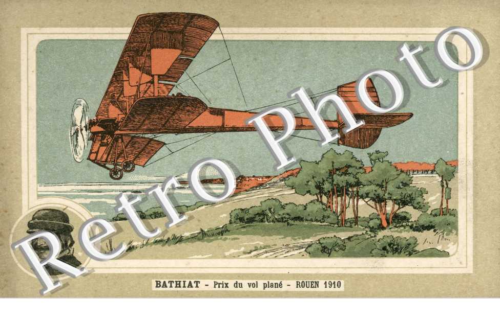 Bathiat Prix du vol plane Rouen 1910