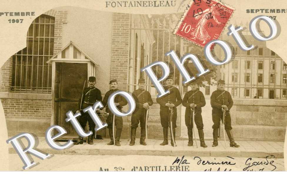 caserne du 32e d'artillerie septembre 1907
