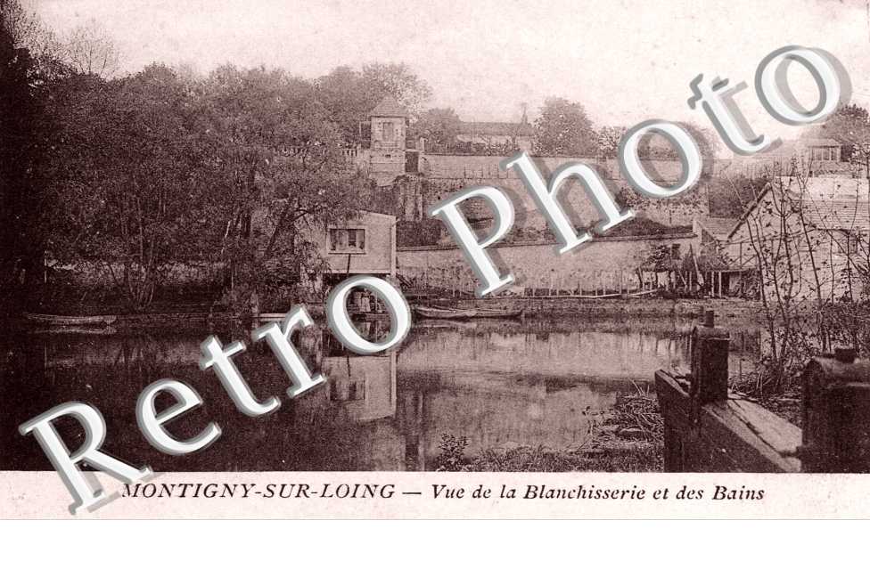 vue de la Blanchisserie et des bains