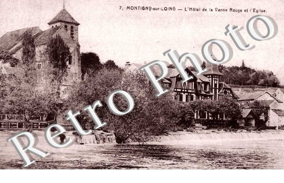 l'hotel de la Vanne Rouge et l'eglise