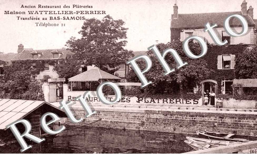 Ancien restaurant des Platreries Maison Wattelier-Perrier Tranfere au Bas-Samois