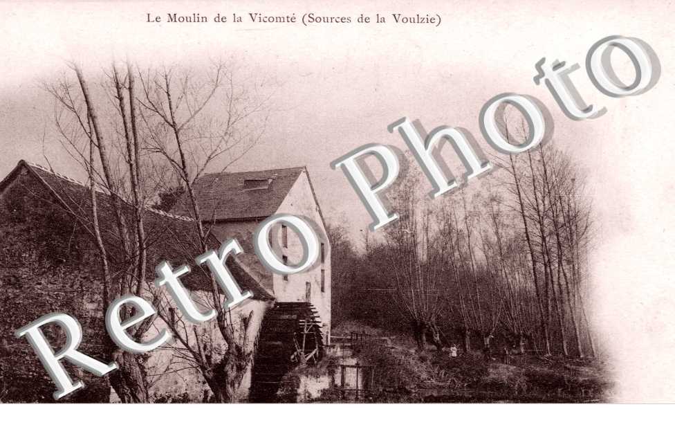 le moulin de la Vicomte (sources de la Voulzie)