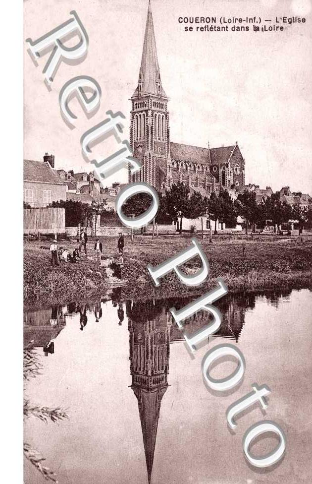 l'eglise se refletant dans la Loire
