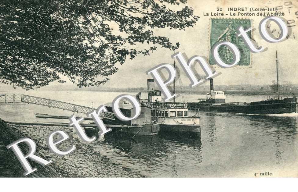 INDRET  -  le ponton de l'Abeille