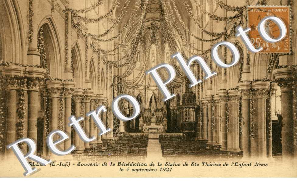 Souvenir de la benediction de la statue de Saint Therese de l'Enfant Jesus le 4 septembre 1927